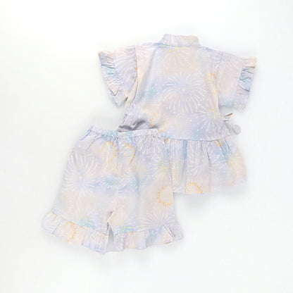 日本童裝 Branshes 甚平 日本和服 90-120cm 女童款 夏季 TOPS PANTS 日本夏祭慶典特輯