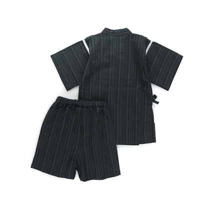 日本童裝 Branshes 日本甚平 日本和服 90-120cm 男童款 夏季 TOPS PANTS 日本夏祭慶典特輯