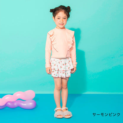 日本童裝 Branshes 泳衣兩件套裝 90-130cm 女童款 夏季 夏日玩水泳衣特輯