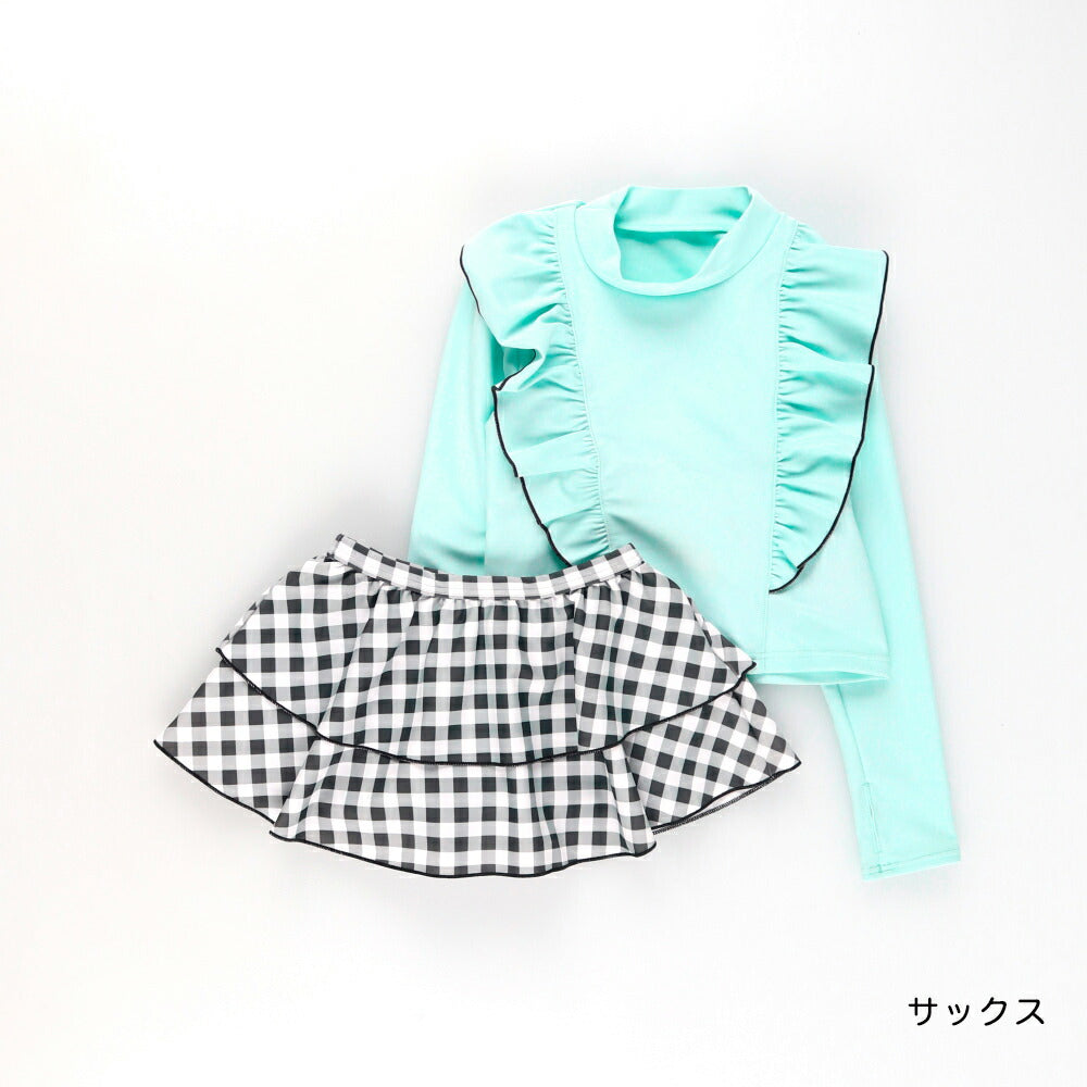 日本童裝 Branshes 泳衣兩件套裝 90-130cm 女童款 夏季 夏日玩水泳衣特輯