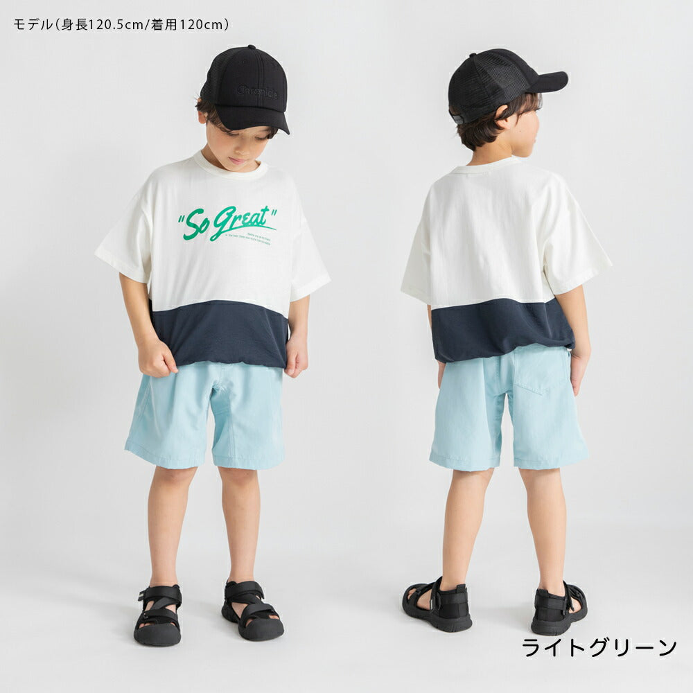 日本童裝 Branshes 寬鬆園丁短褲 80-150cm 男童款 夏季 PANTS