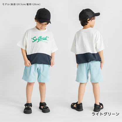 日本童裝 Branshes 寬鬆園丁短褲 80-150cm 男童款 夏季 PANTS