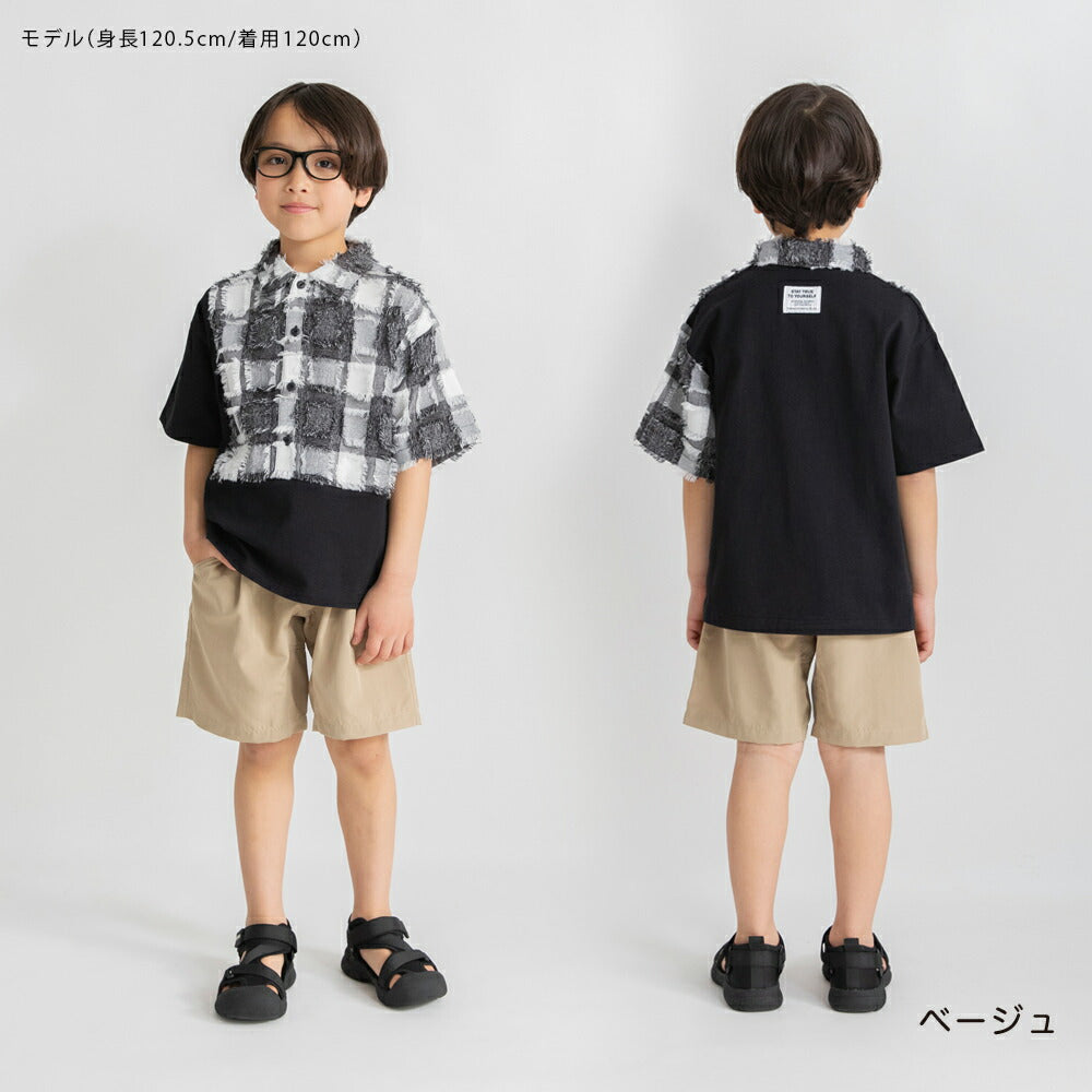 日本童裝 Branshes 寬鬆園丁短褲 80-150cm 男童款 夏季 PANTS