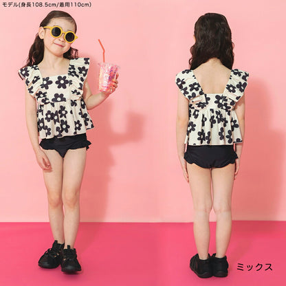 日本童裝 Branshes 泳衣兩件套裝 90-150cm 女童款 夏季 夏日玩水泳衣特輯