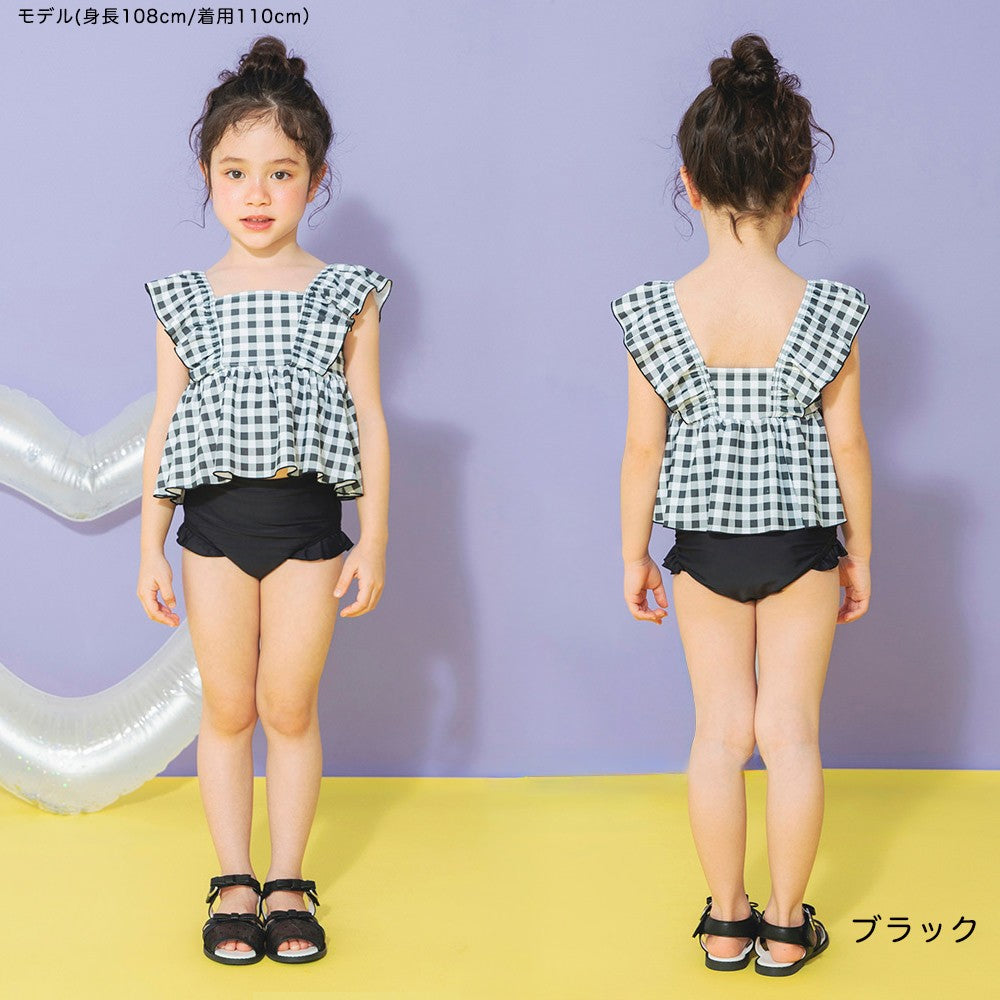 日本童裝 Branshes 泳衣兩件套裝 90-150cm 女童款 夏季 夏日玩水泳衣特輯