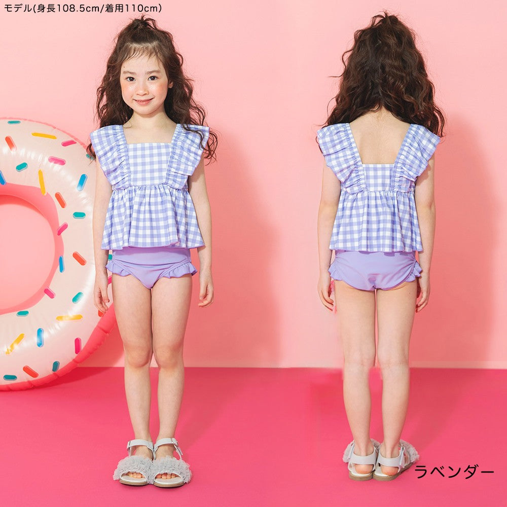 日本童裝 Branshes 泳衣兩件套裝 90-150cm 女童款 夏季 夏日玩水泳衣特輯