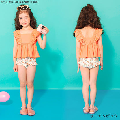 日本童裝 Branshes 泳衣兩件套裝 90-150cm 女童款 夏季 夏日玩水泳衣特輯