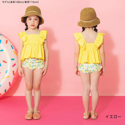 日本童裝 Branshes 泳衣兩件套裝 90-150cm 女童款 夏季 夏日玩水泳衣特輯
