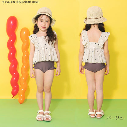 日本童裝 Branshes 泳衣兩件套裝 90-150cm 女童款 夏季 夏日玩水泳衣特輯