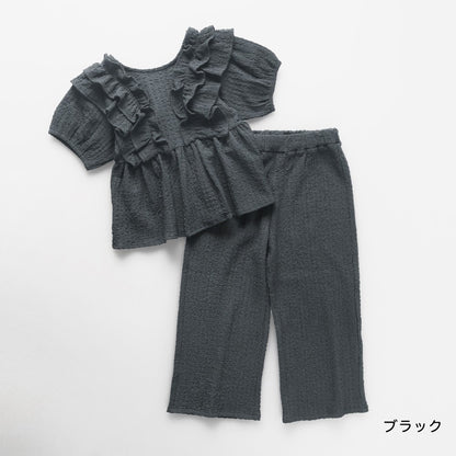 日本童裝 Branshes 休閒兩件套裝 100-150cm 女童款 夏季 TOPS PANTS
