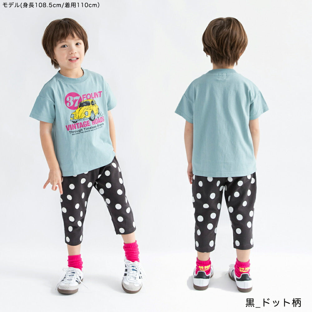 日本童裝 Branshes 寬鬆七分褲 90-130cm 男童款/女童款 夏季 PANTS