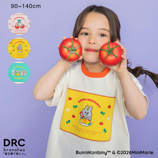 日本童裝 Branshes 【BUNNI KONBINY】印花上衣 90-140cm 女童款 夏季 TOPS