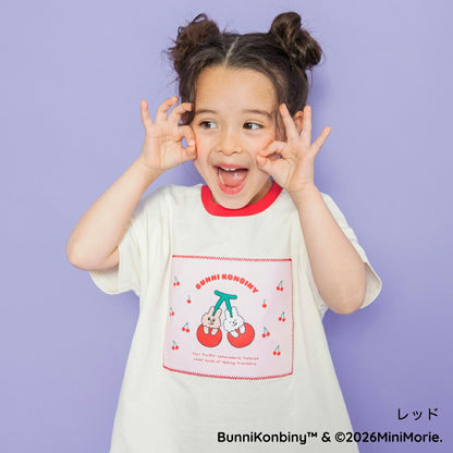 日本童裝 Branshes 【BUNNI KONBINY】印花上衣 90-140cm 女童款 夏季 TOPS