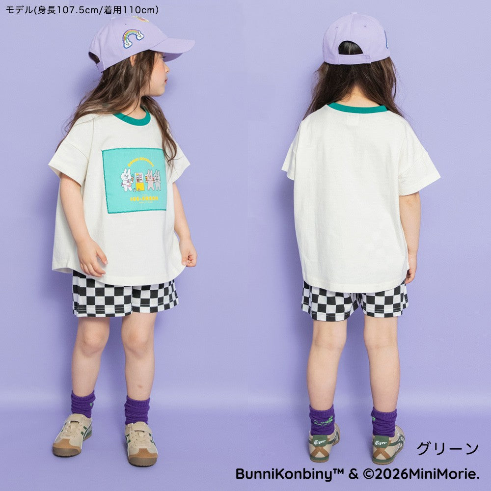 日本童裝 Branshes 【BUNNI KONBINY】印花上衣 90-140cm 女童款 夏季 TOPS