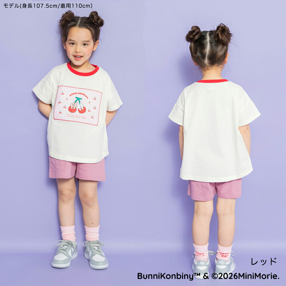 日本童裝 Branshes 【BUNNI KONBINY】印花上衣 90-140cm 女童款 夏季 TOPS