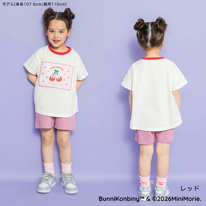 日本童裝 Branshes 【BUNNI KONBINY】印花上衣 90-140cm 女童款 夏季 TOPS