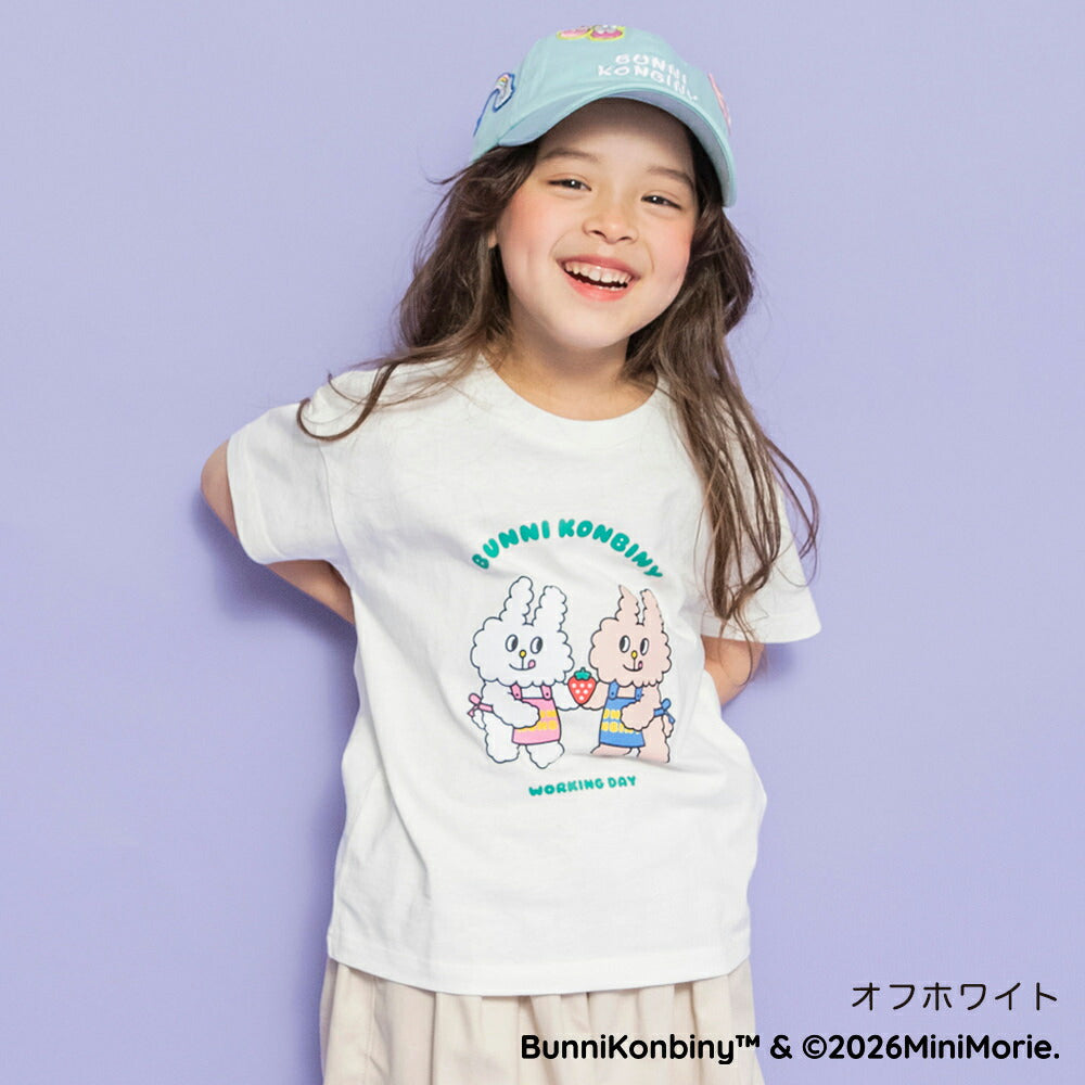 日本童裝 Branshes 【BUNNI KONBINY】印花上衣 90-140cm 女童款 夏季 TOPS