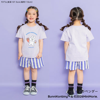 日本童裝 Branshes 【BUNNI KONBINY】印花上衣 90-140cm 女童款 夏季 TOPS