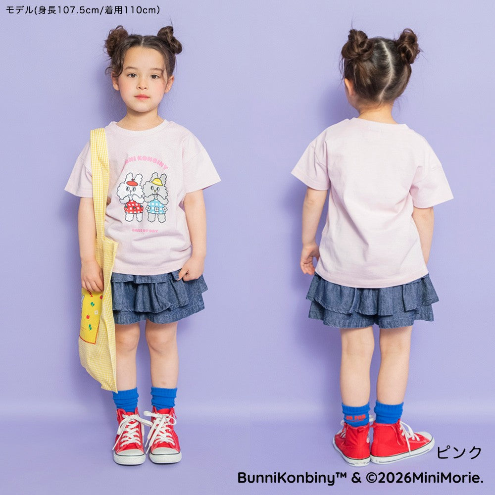 日本童裝 Branshes 【BUNNI KONBINY】印花上衣 90-140cm 女童款 夏季 TOPS