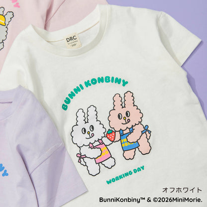 日本童裝 Branshes 【BUNNI KONBINY】印花上衣 90-140cm 女童款 夏季 TOPS