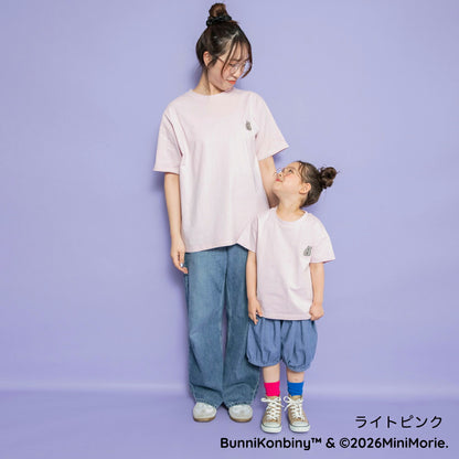 日本童裝 Branshes 【BUNNI KONBINY】親子裝 印花上衣 90-140cm/Free Size 女童款/大人款 夏季 TOPS