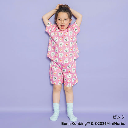日本童裝 Branshes 【BUNNI KONBINY】親子裝 睡衣 90-140cm/Free Size 女童款/大人款 夏季 睡衣系列