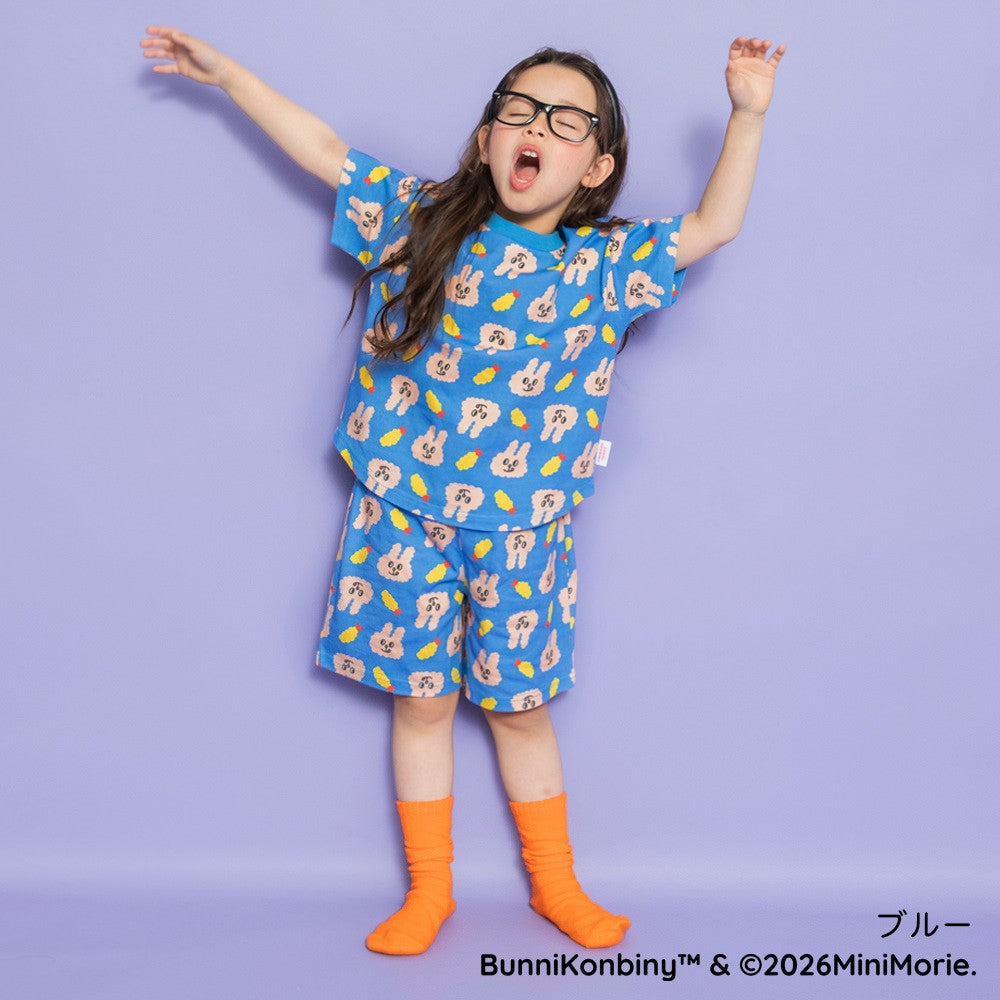 日本童裝 Branshes 【BUNNI KONBINY】親子裝 睡衣 90-140cm/Free Size 女童款/大人款 夏季 睡衣系列