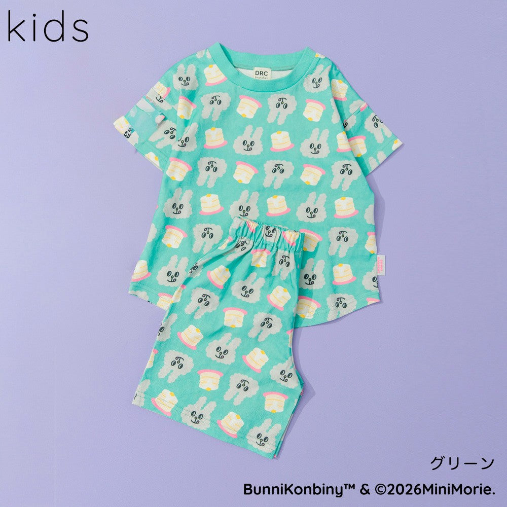 日本童裝 Branshes 【BUNNI KONBINY】親子裝 睡衣 90-140cm/Free Size 女童款/大人款 夏季 睡衣系列