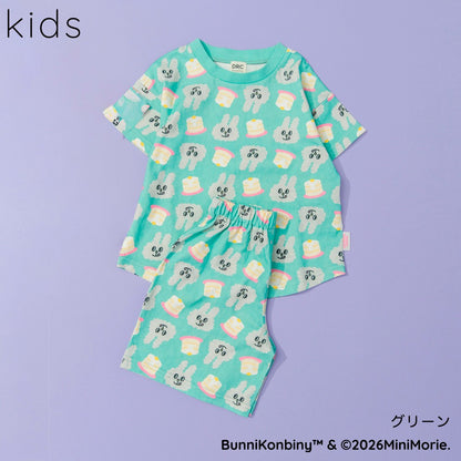 日本童裝 Branshes 【BUNNI KONBINY】親子裝 睡衣 90-140cm/Free Size 女童款/大人款 夏季 睡衣系列