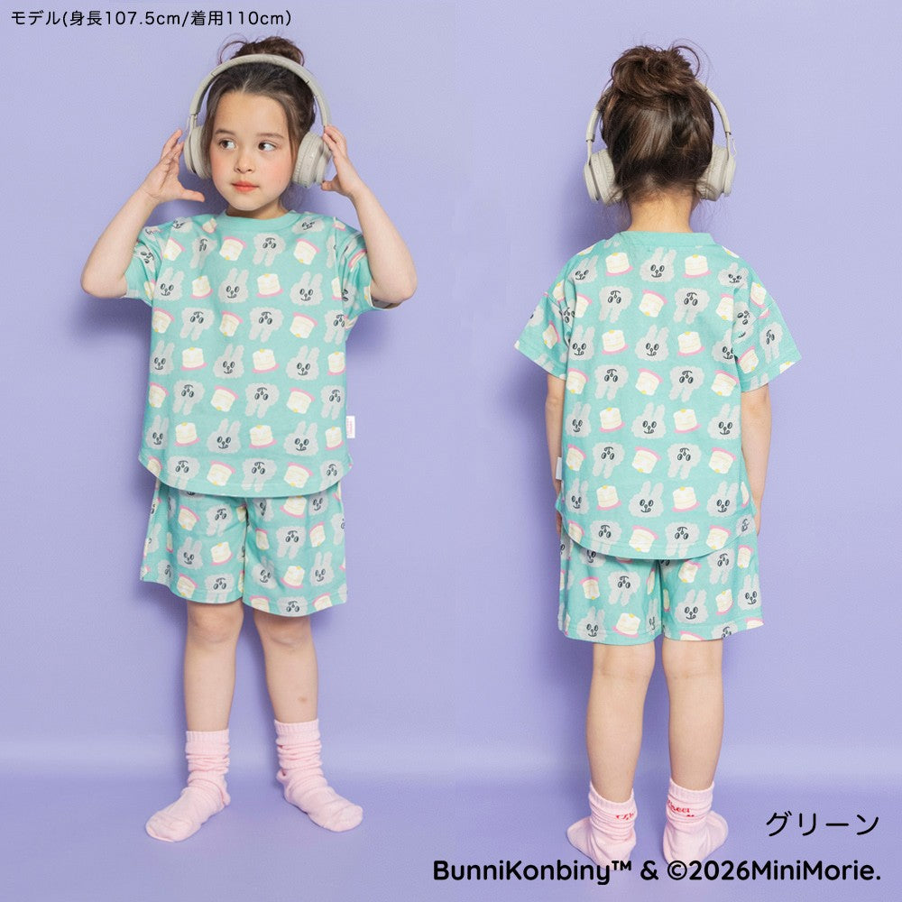 日本童裝 Branshes 【BUNNI KONBINY】親子裝 睡衣 90-140cm/Free Size 女童款/大人款 夏季 睡衣系列