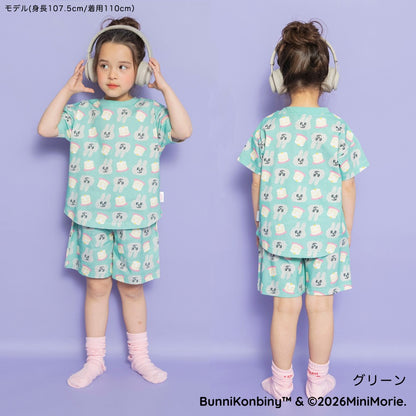 日本童裝 Branshes 【BUNNI KONBINY】親子裝 睡衣 90-140cm/Free Size 女童款/大人款 夏季 睡衣系列