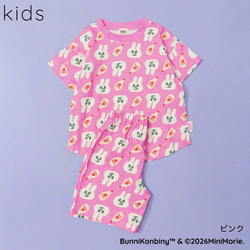 日本童裝 Branshes 【BUNNI KONBINY】親子裝 睡衣 90-140cm/Free Size 女童款/大人款 夏季 睡衣系列