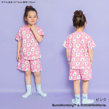 日本童裝 Branshes 【BUNNI KONBINY】親子裝 睡衣 90-140cm/Free Size 女童款/大人款 夏季 睡衣系列