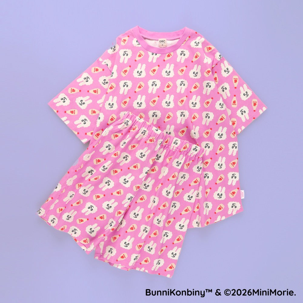 日本童裝 Branshes 【BUNNI KONBINY】親子裝 睡衣 90-140cm/Free Size 女童款/大人款 夏季 睡衣系列
