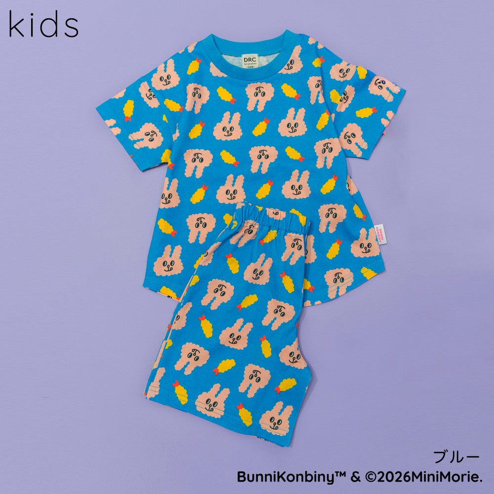 日本童裝 Branshes 【BUNNI KONBINY】親子裝 睡衣 90-140cm/Free Size 女童款/大人款 夏季 睡衣系列