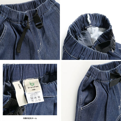 日本童裝 Branshes 輕盈牛仔短褲 100-150cm 男童款 夏季 PANTS