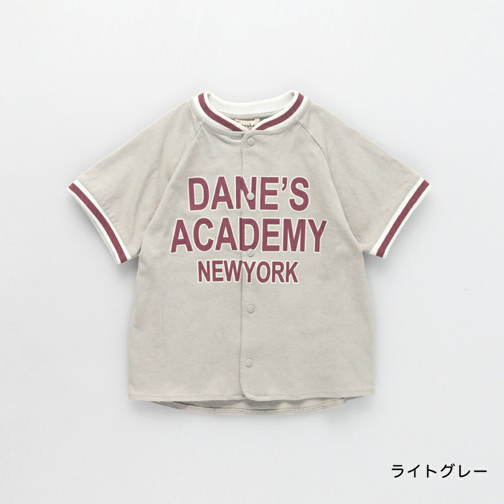 日本童裝 Branshes 棒球短袖襯衫 90-150cm 男童款 夏季 TOPS OUTERWEAR