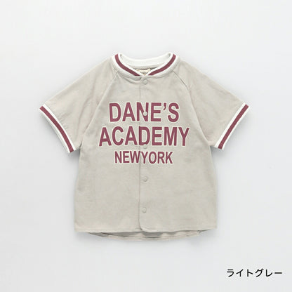 日本童裝 Branshes 棒球短袖襯衫 90-150cm 男童款 夏季 TOPS OUTERWEAR