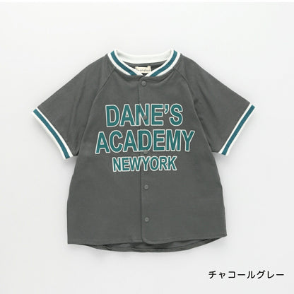 日本童裝 Branshes 棒球短袖襯衫 90-150cm 男童款 夏季 TOPS OUTERWEAR