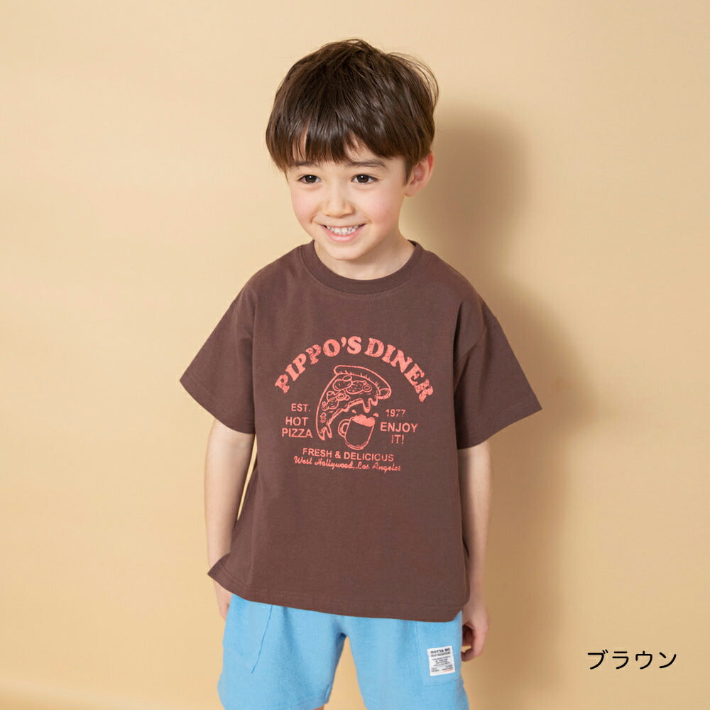 日本童裝 Branshes 印花短袖上衣 90-150cm 男童款 夏季 TOPS