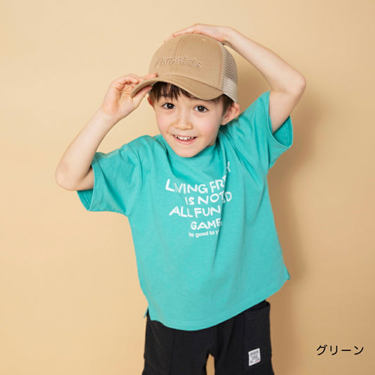 日本童裝 Branshes 印花短袖上衣 90-150cm 男童款 夏季 TOPS