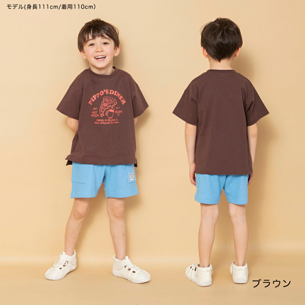 日本童裝 Branshes 印花短袖上衣 90-150cm 男童款 夏季 TOPS