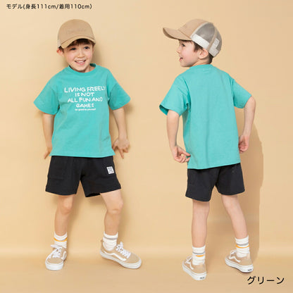 日本童裝 Branshes 印花短袖上衣 90-150cm 男童款 夏季 TOPS