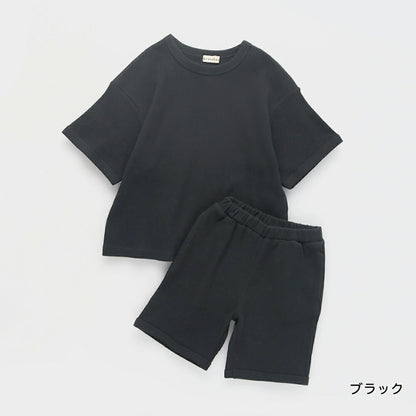 日本童裝 Branshes 華夫格兩件套裝 90-150cm 男童款 夏季 TOPS PANTS