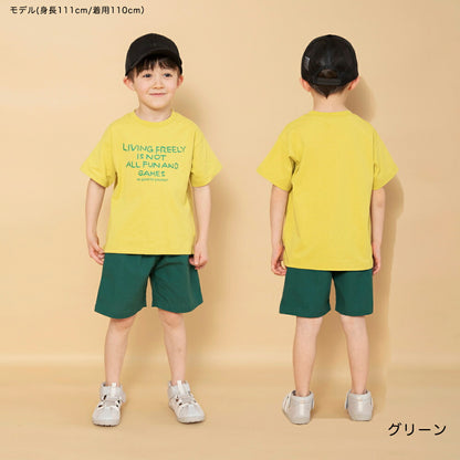 日本童裝 Branshes 彩色混紡短褲 90-150cm 男童款 夏季 PANTS