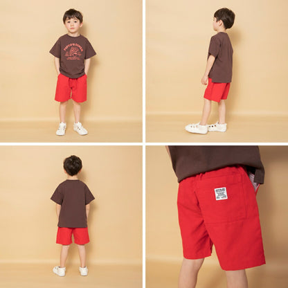 日本童裝 Branshes 彩色混紡短褲 90-150cm 男童款 夏季 PANTS