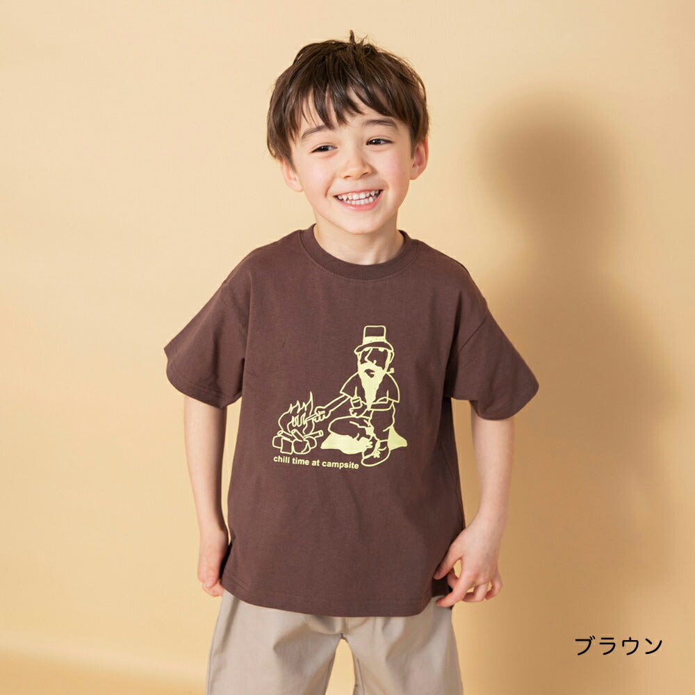 日本童裝 Branshes 印花短袖上衣 90-150cm 男童款 夏季 TOPS