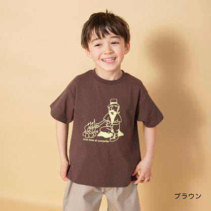 日本童裝 Branshes 印花短袖上衣 90-150cm 男童款 夏季 TOPS