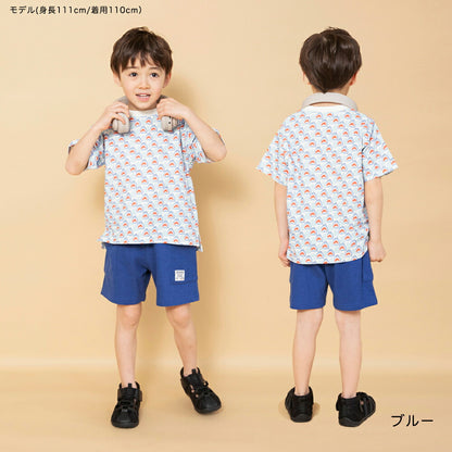 日本童裝 Branshes 印花短袖上衣 90-150cm 男童款 夏季 TOPS