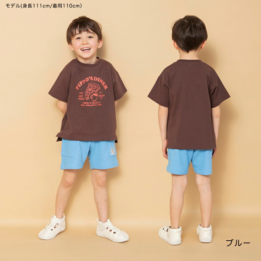 日本童裝 Branshes 高吸水性毛巾布絨短褲 90-150cm 男童款 夏季 PANTS
